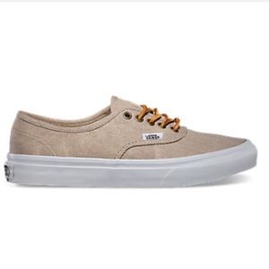 BNWOT Washed Canvas Authentic Slim TAN